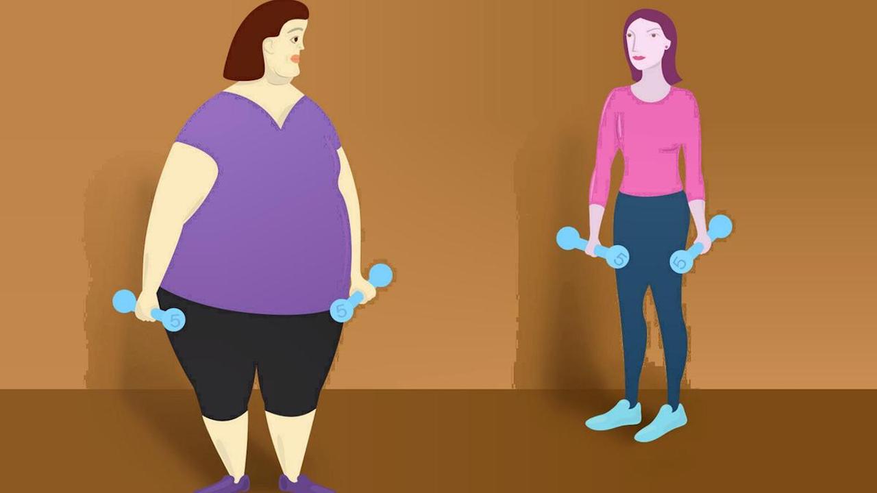 वजन कमी करण्यासाठी म्हणजेच वेट लॉस करण्यासाठी पाच साधे सोपे उपाय